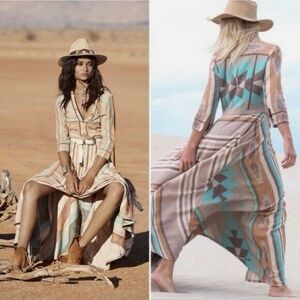 Spell and the gypsy Peyote Gown Dress Duster Small